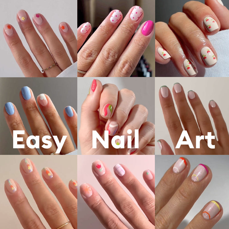 How to do easy nail art :: Video guide using dotting tool
