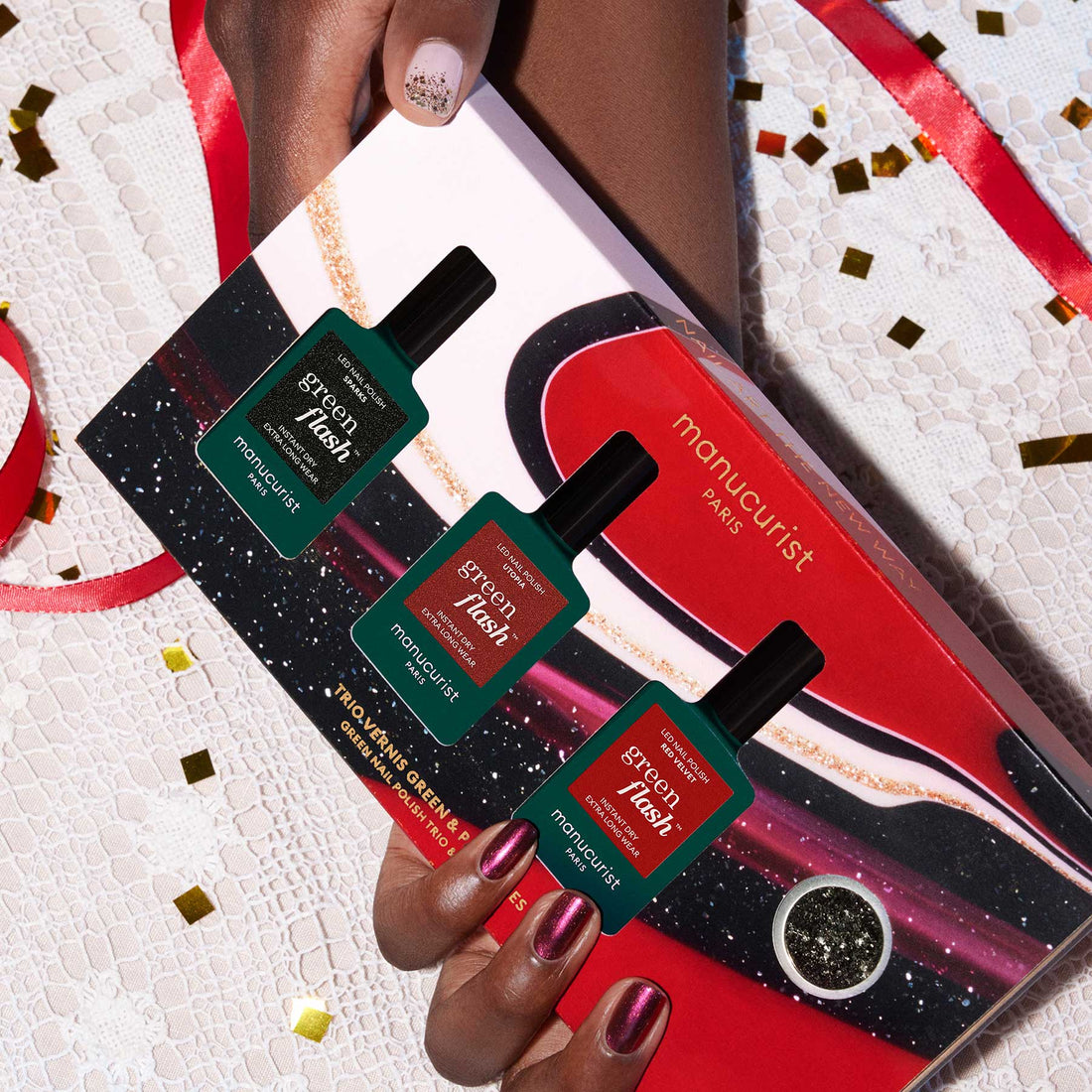 Midnight Glam Trio + Glitter Set