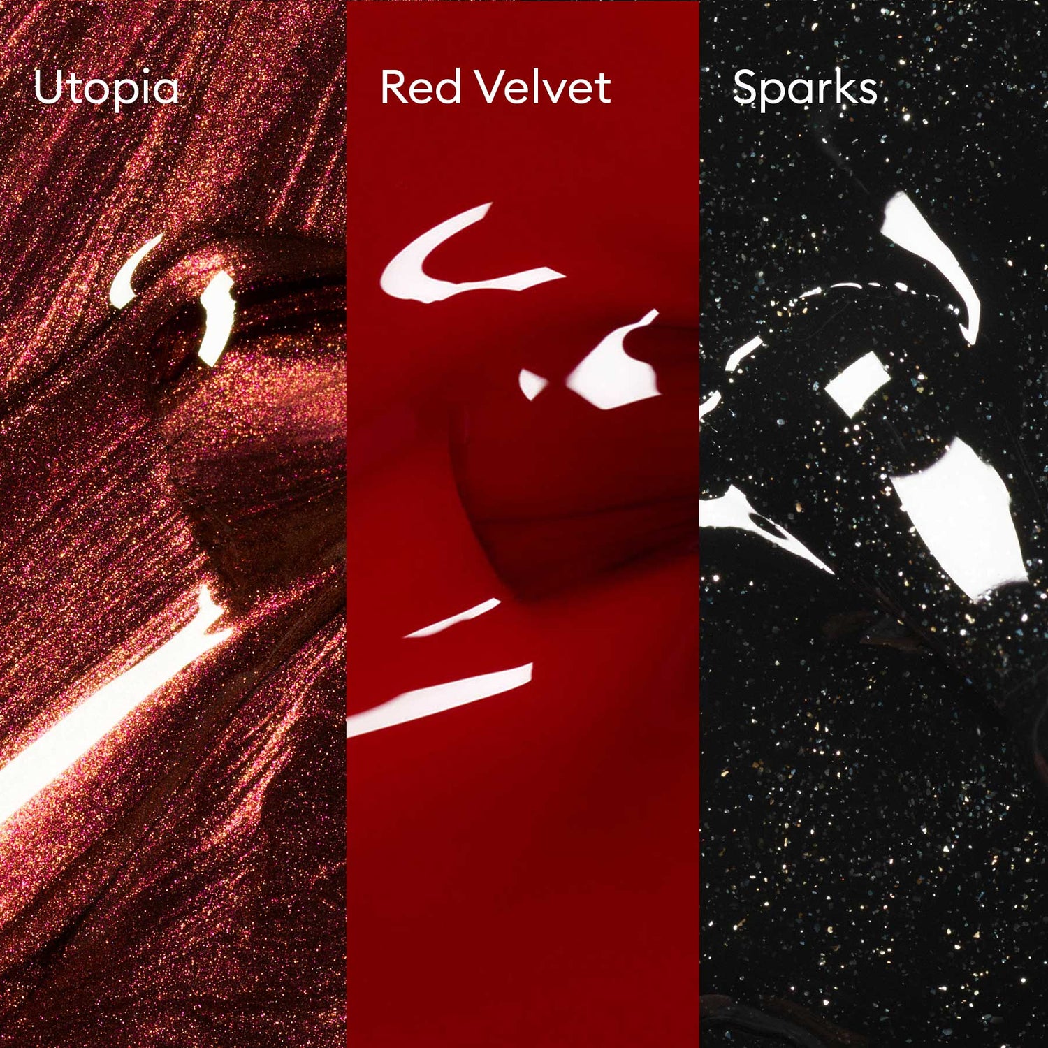 Midnight Glam Trio + Glitter Set