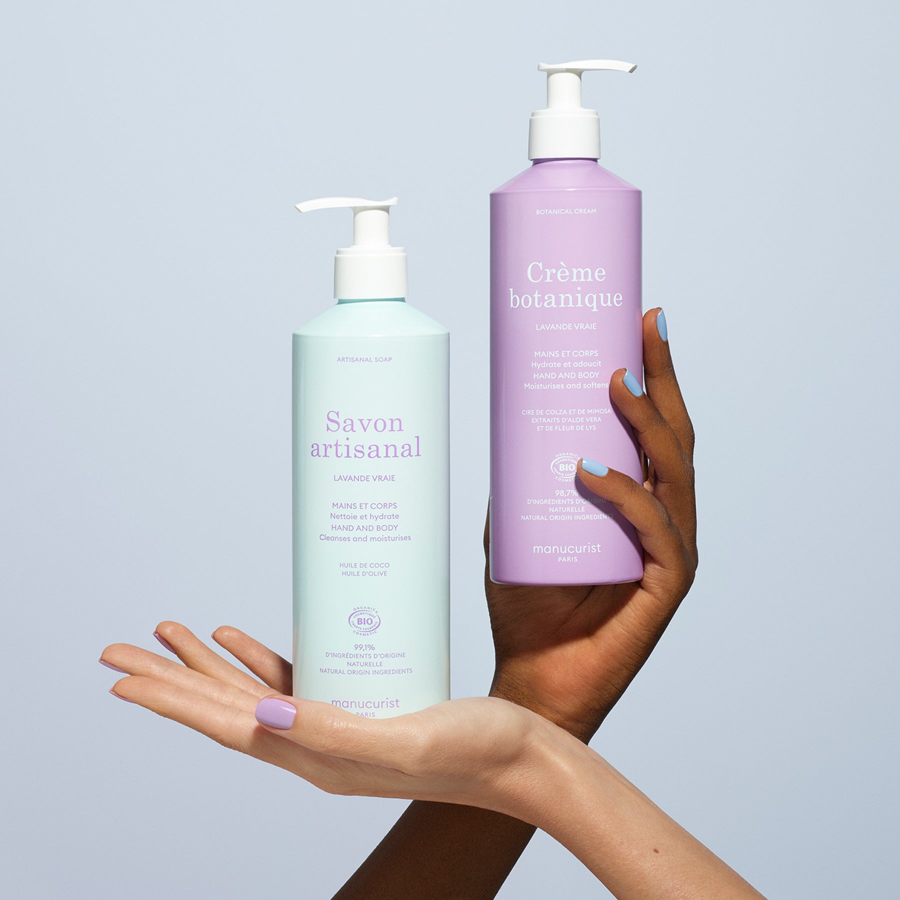 Cosmos Organic Lavender Botanical Cream & Artisan Soap Duo