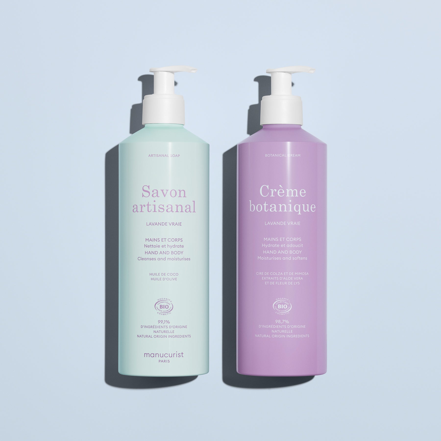 Cosmos Organic Lavender Botanical Cream & Artisan Soap Duo
