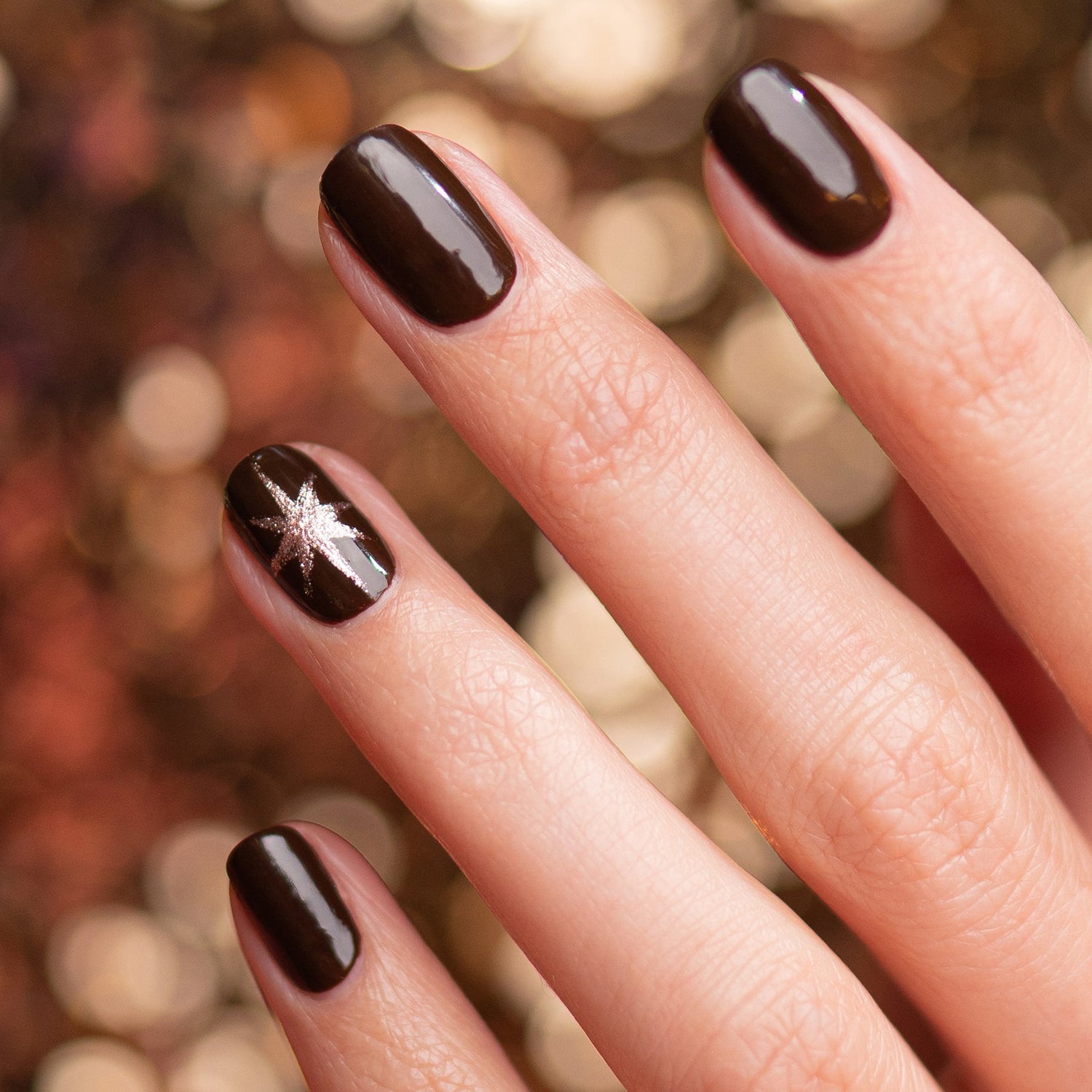 Ideas for brown nails: which shades to choose