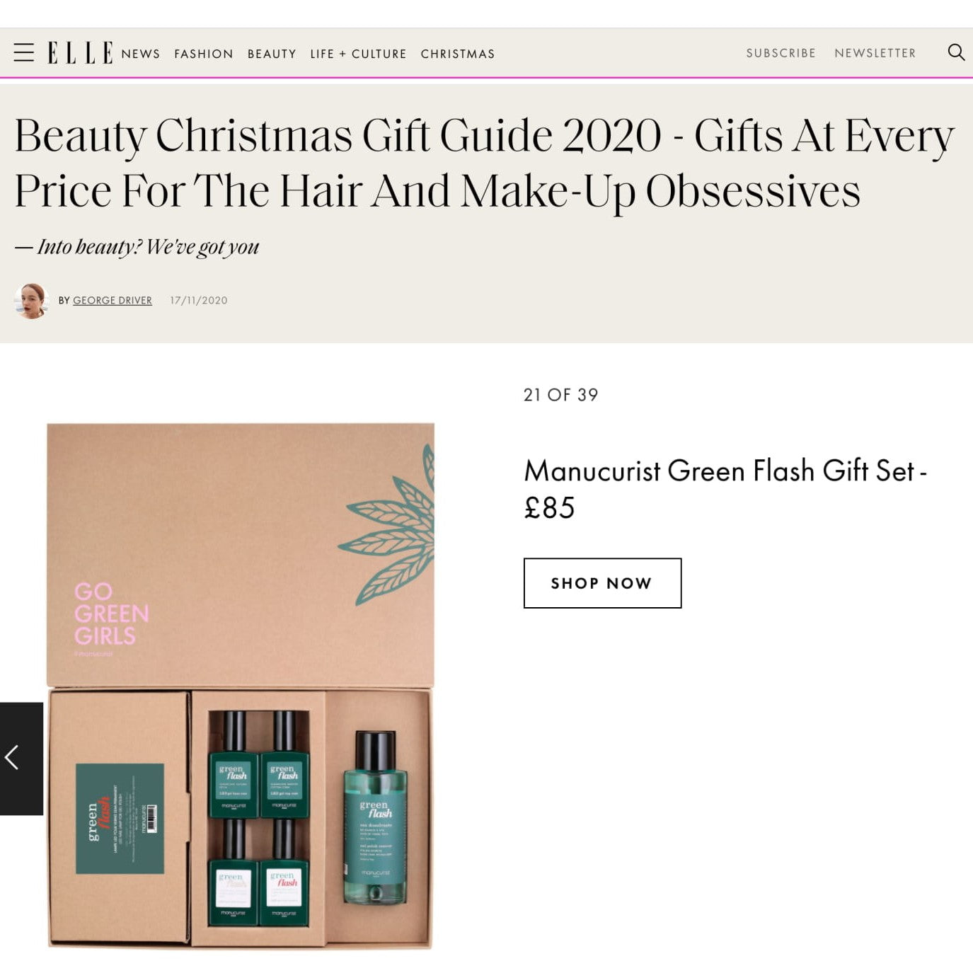Beauty Christmas Gift Guide 2020