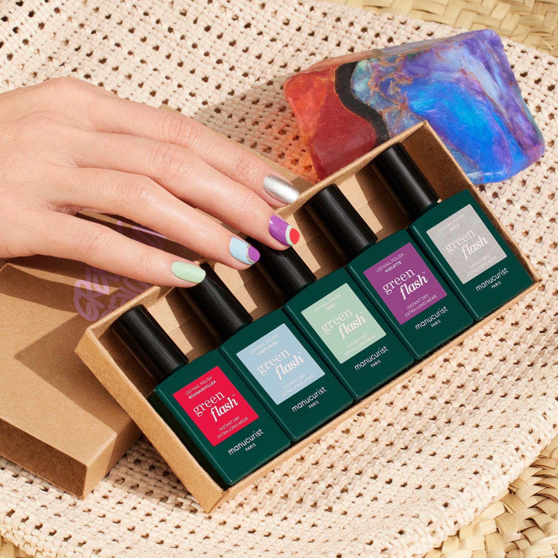 Amazon.com : Beauty Concepts Nail Polish Set - 14 Mini Nail Polish Colors, Polish  Kit for Fingernails and Toenails : Beauty & Personal Care