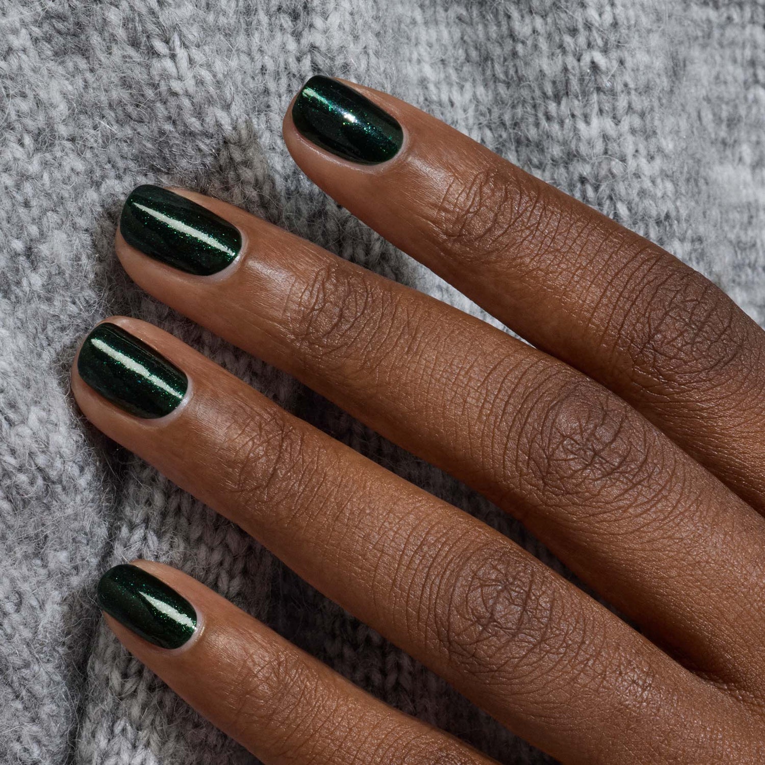 Green glitter Nail polish - Poison | Manucurist Green glitter Nail polish - Poison | Manucurist