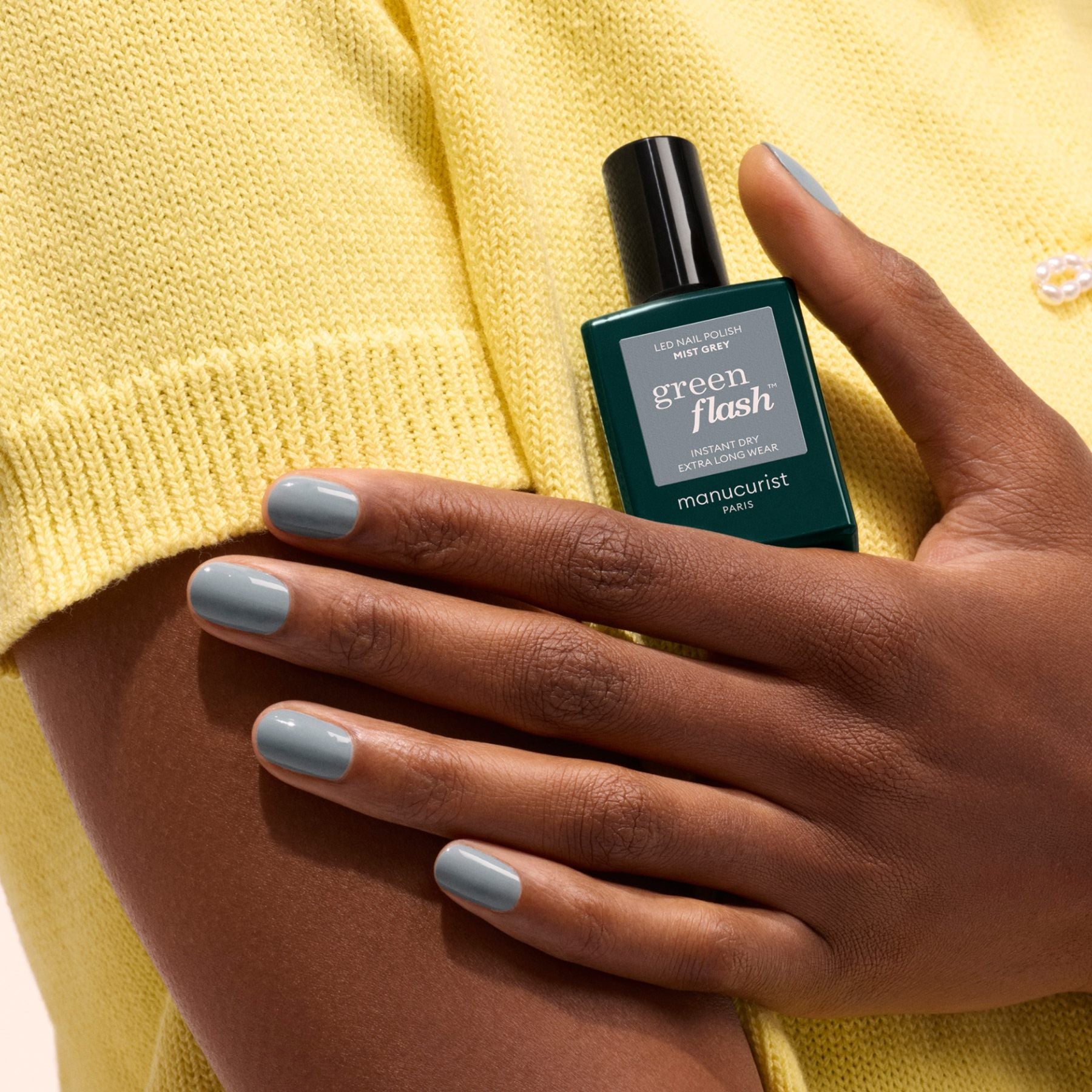 Blue with Gray Undertones LED Gel polish - Mist Grey | Manucurist