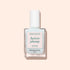 A bottle of Manucurist Active Plump Aqua Glazed nail polish with a white cap sits on a light beige background. The pale blue and white label features green and pink text, highlighting hydration for beautifully healthy nails.