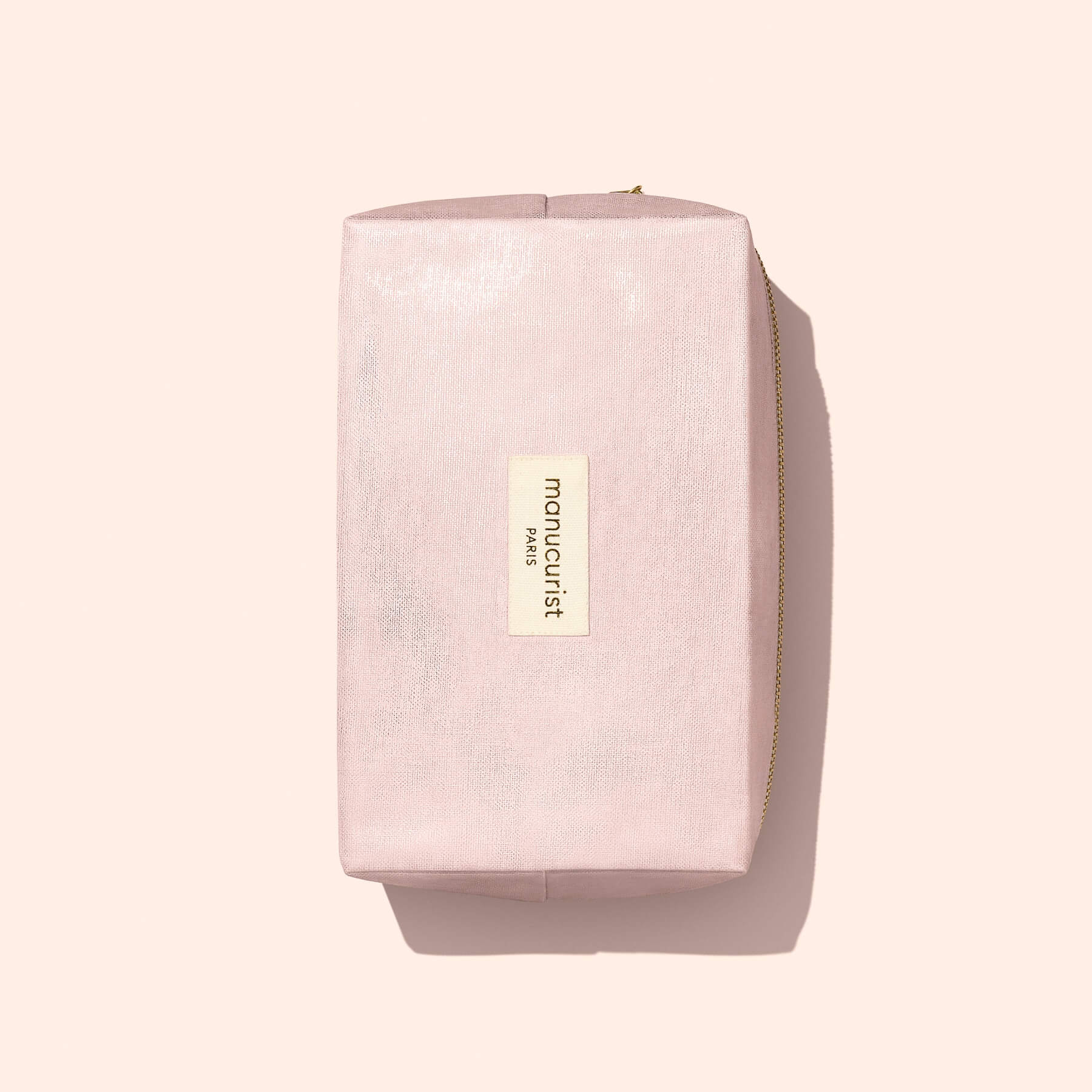 Pochette rose à paillettes métalliques