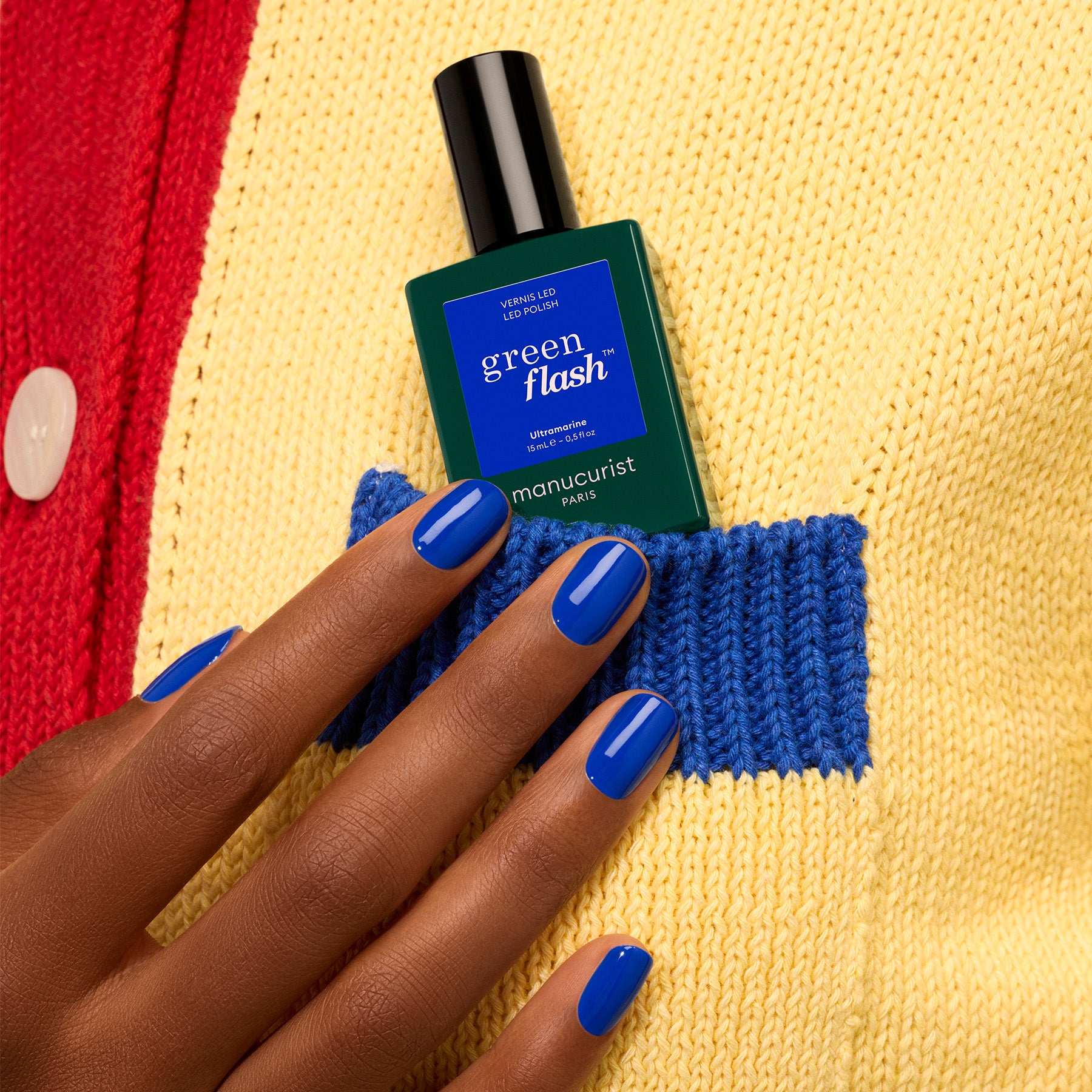 ブルーバライト Royal blue Gel nail polish - Ultramarine | Manucurist