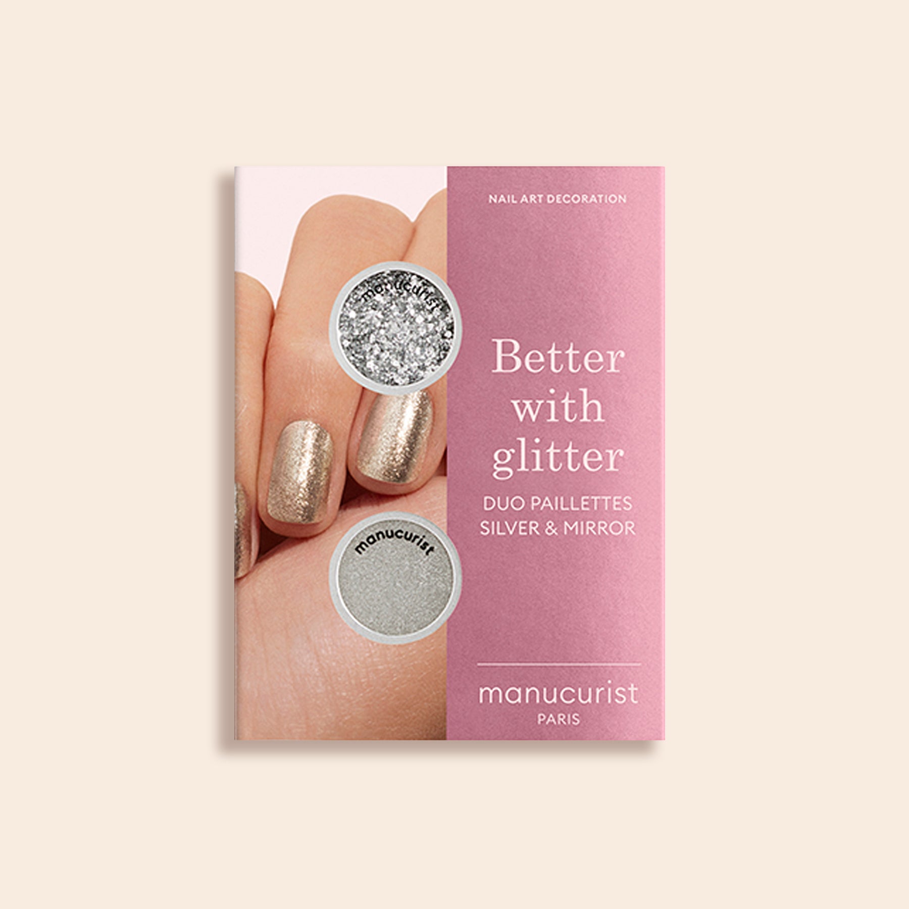 Glitters Duo Silver &amp; Mirror