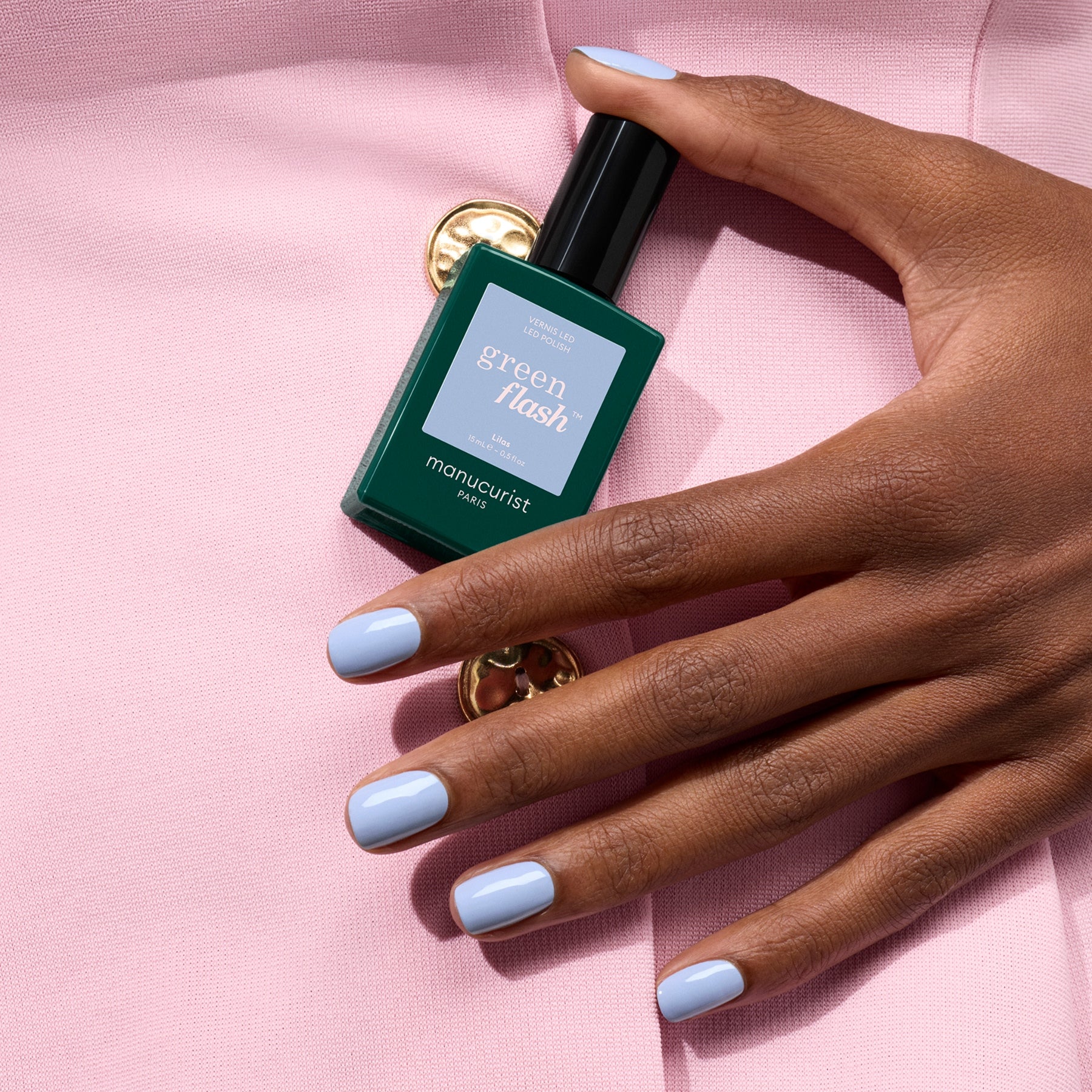 Pastel blue Gel nail polish - Lilas | Manucurist
