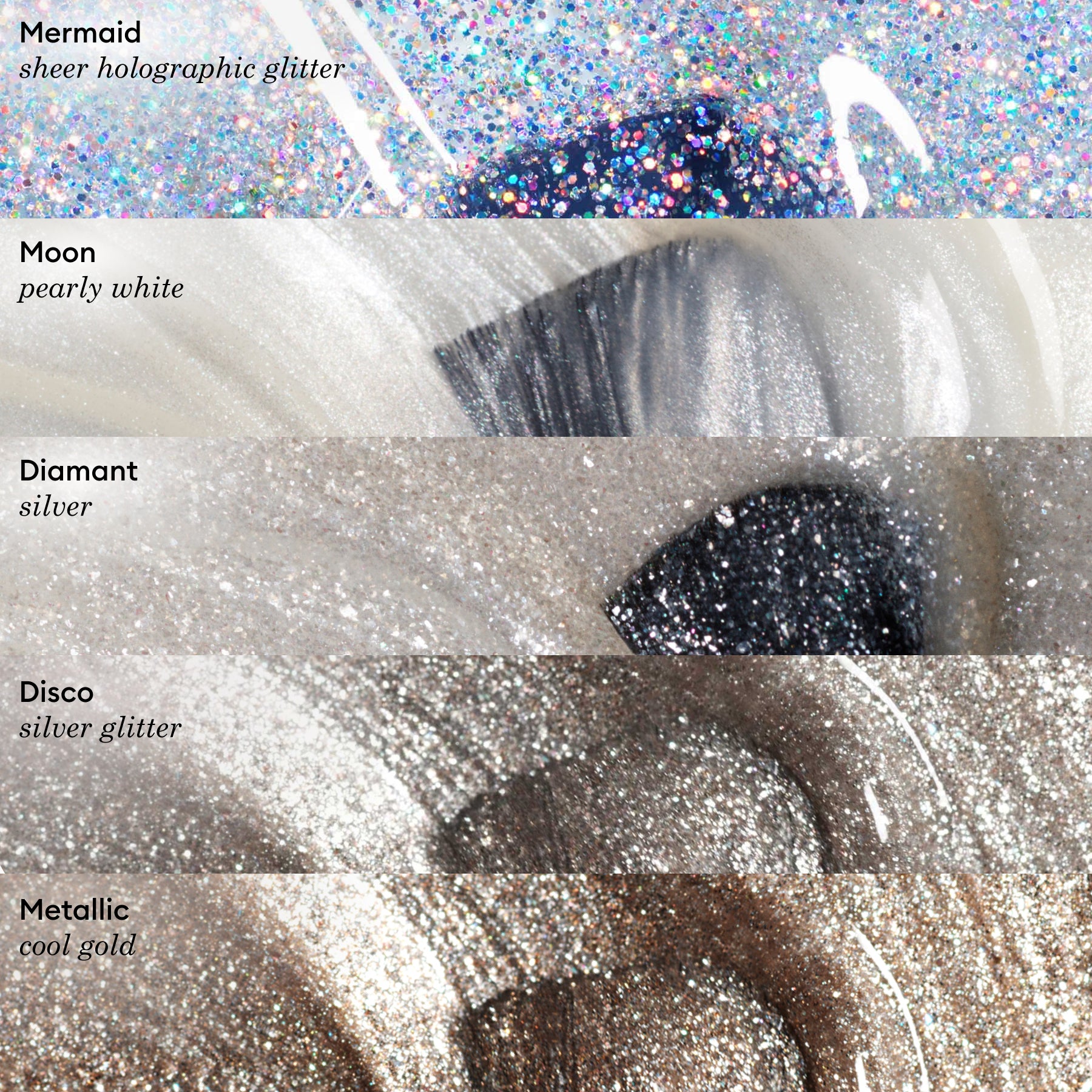 Diamant clear glitter nail polish - Green Range | Manucurist