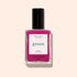 Un flacon rectangulaire de vernis à ongles Manucurist Armeria rose mauve, avec un bouchon noir et une étiquette portant les mentions « VERNIS À ONGLES NAIL POLISH », « green », « Armeria », « 15 mL – 0,5 fl oz » et « manucurist PARIS ».