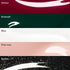 Cinq échantillons horizontaux du lot personnalisable de 5 vernis semi-permanents Manucurist, nommés Amour (rouge), Emerald (vert), Bliss (blanc), Pale Rose (rose) et Sparks (noir pailleté), sont présentés sous forme de coups de pinceau pour mettre en valeur les couleurs. Ces teintes s’accordent parfaitement avec notre collection de vernis semi-permanents Green Flash et s’enlèvent facilement avec un dissolvant sans acétone.