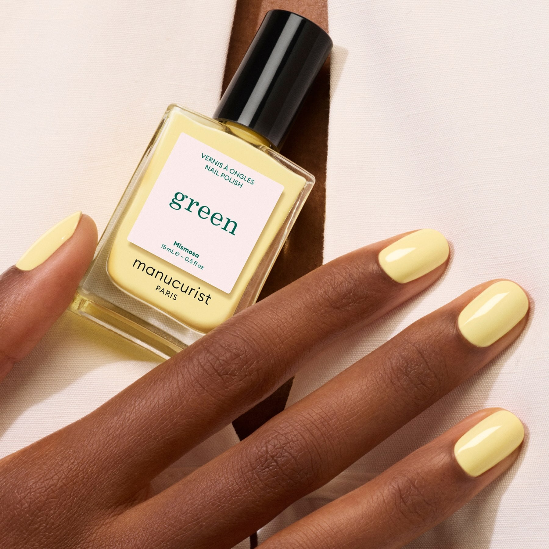 Pastel yellow Nail polish - Mimosa | Manucurist