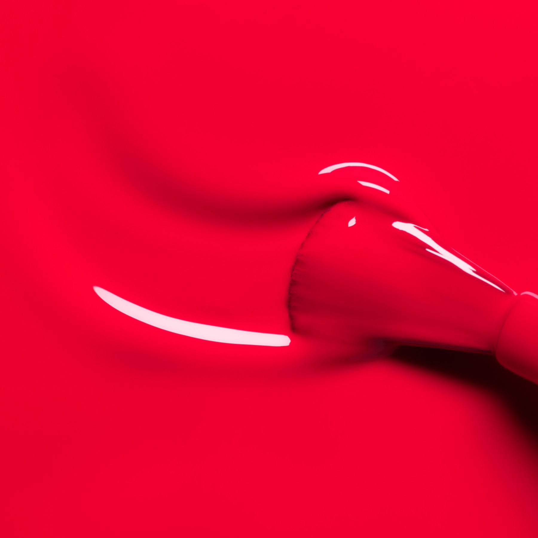 A makeup brush glides through Manucurist&