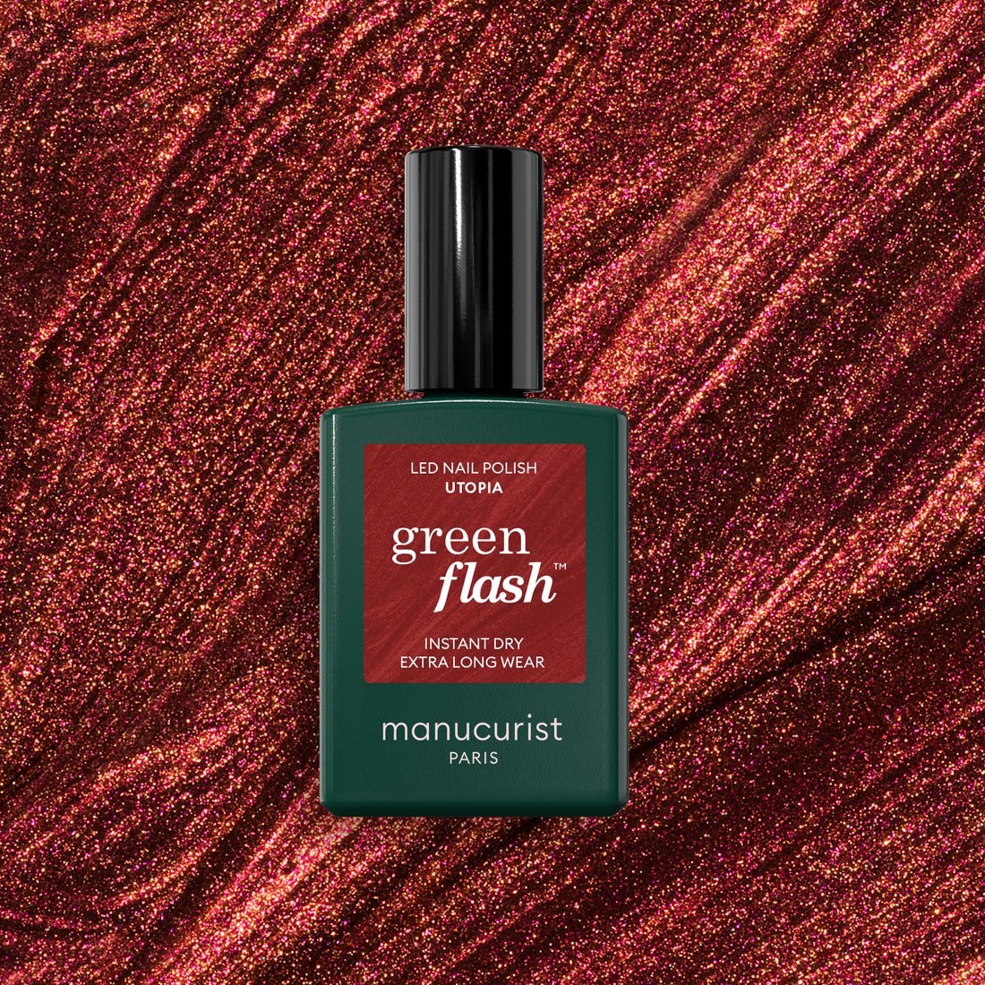 Manucurist GREEN FLASH ⚡ My new HG manicure (edited with AI) 
