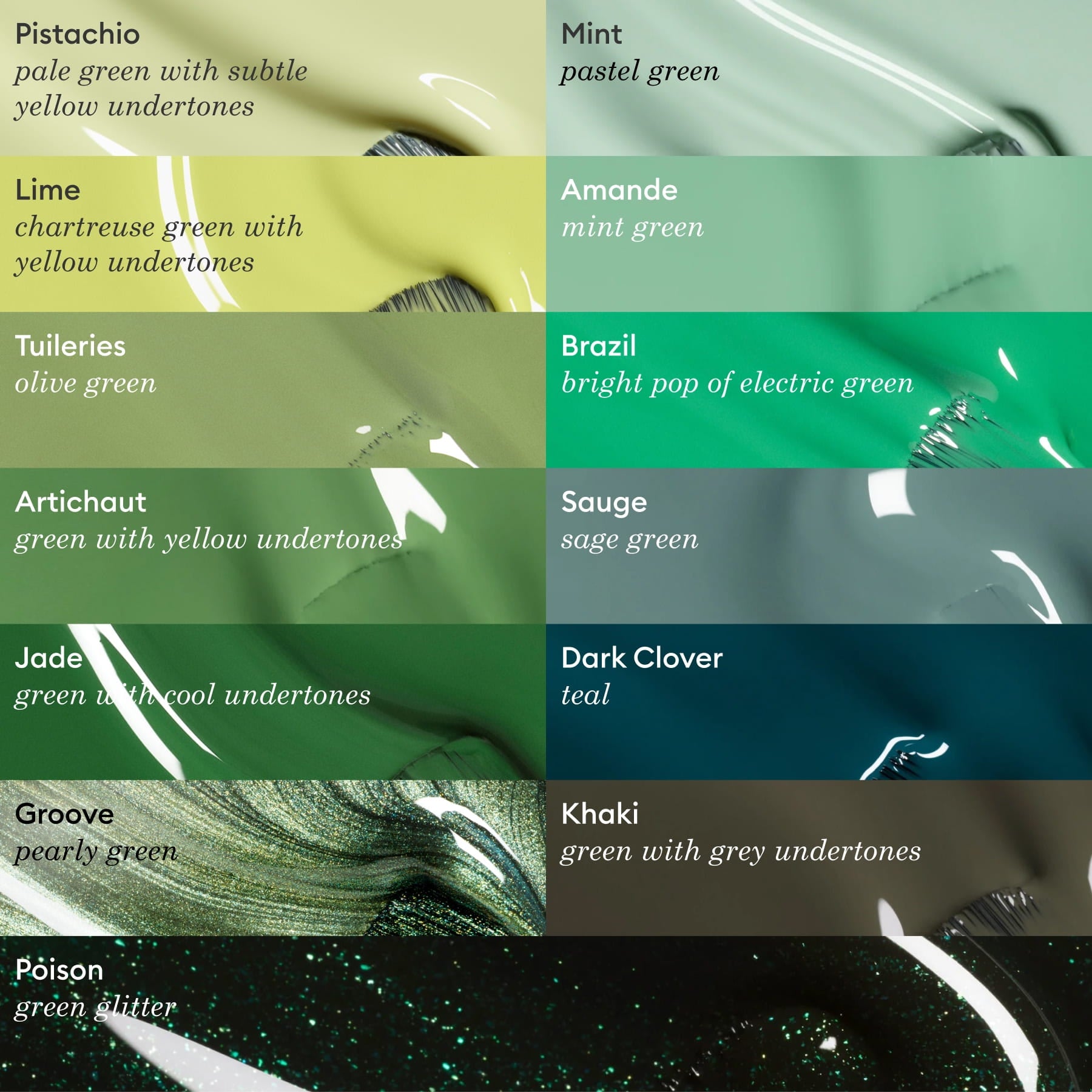 Teal Gel nail polish - Dark Clover | Manucurist