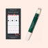 Free Halloween Stickers + Corrector Pen set featuring ghost, cat, and red horn nail stickers alongside a green nail polish corrector pen.
