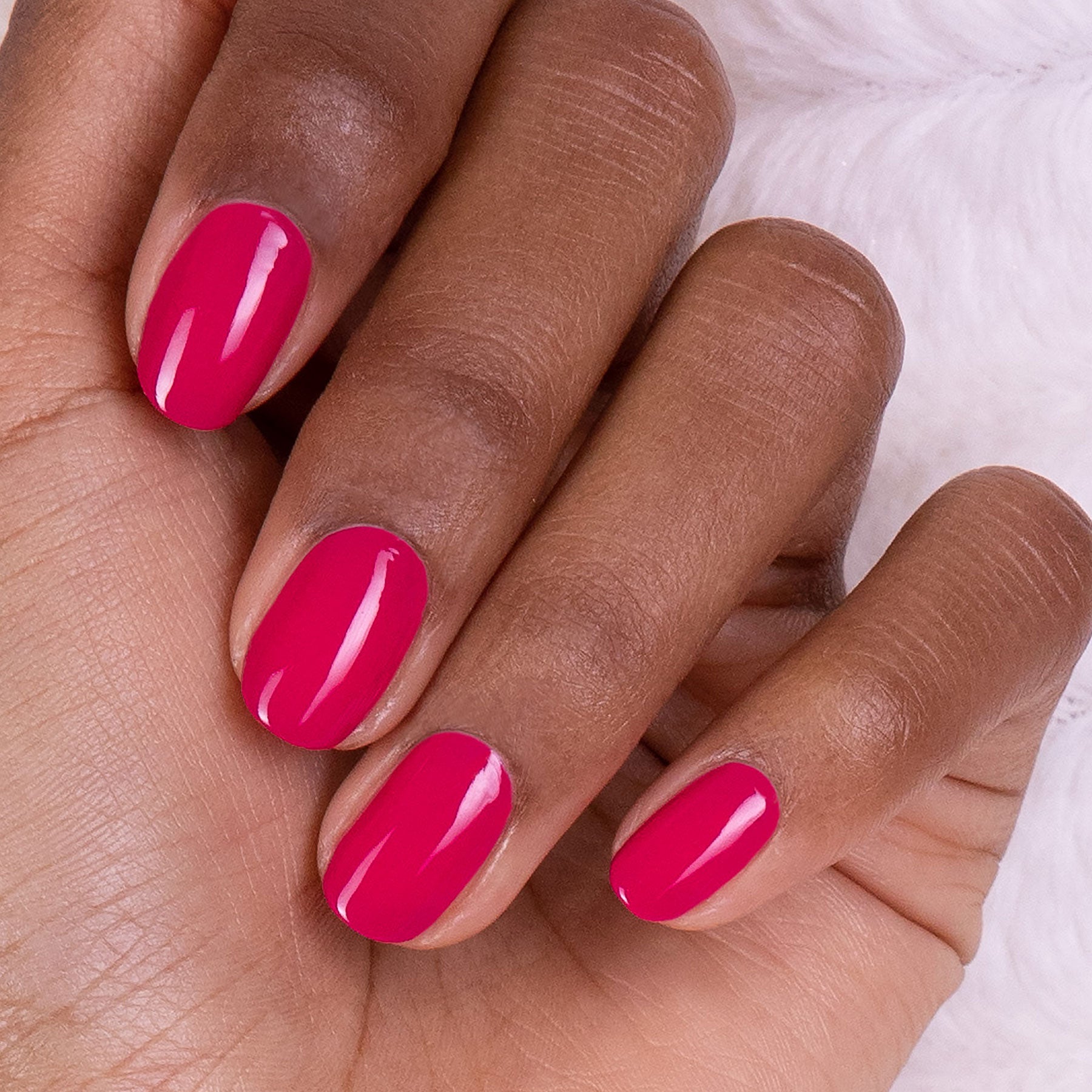 DeBelle Gel Nail Polish - Roselin Fiesta | Metallic Light Pink Nail Polish  – DeBelle Cosmetix Online Store
