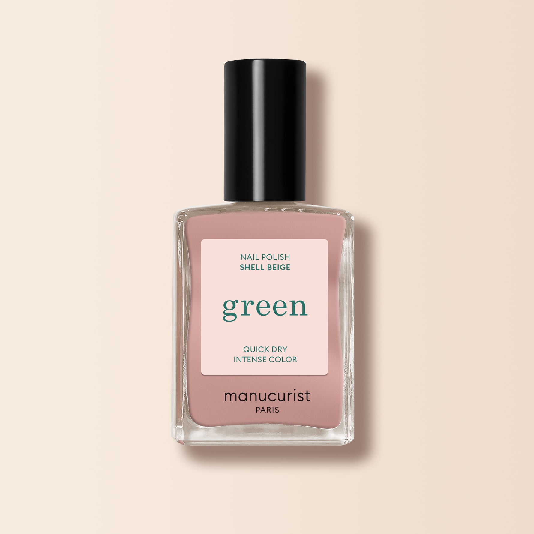 A pinkish beige nail polish Shell Beige - Green Range | Manucurist ...