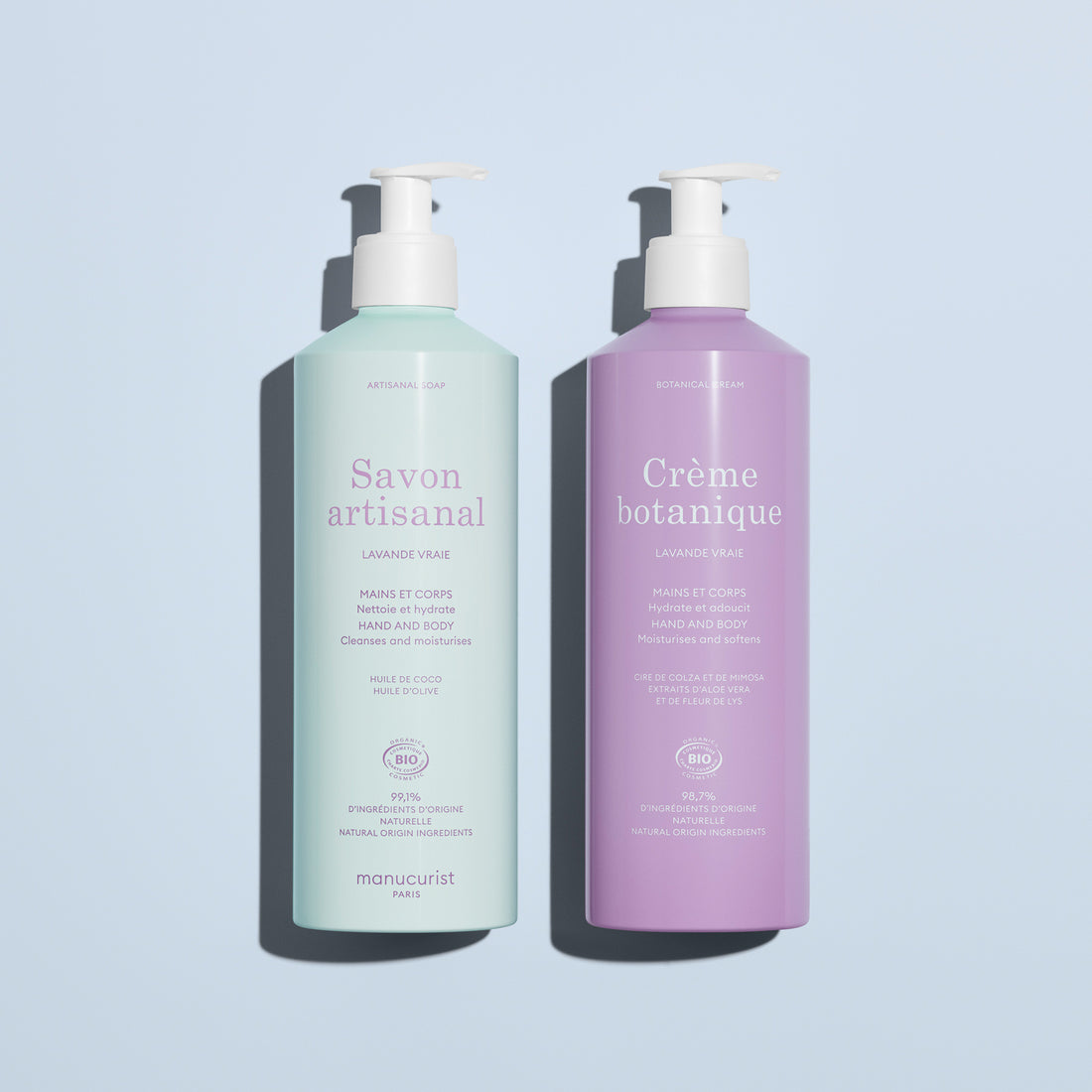 Cosmos Organic Lavender Botanical Cream & Artisan Soap Duo